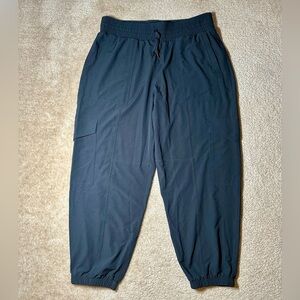 Spanx On The Move Cargo Jogger Pant, Black, Sz 1X, EUC